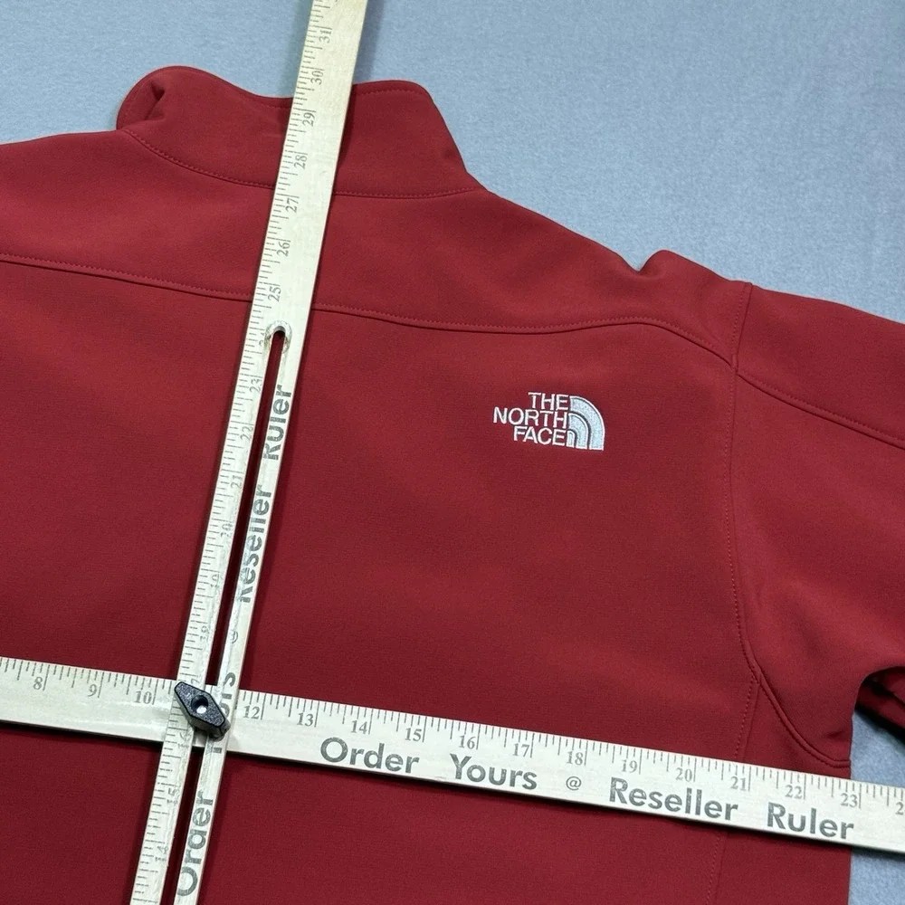 The North Face Apex Soft Shell Jacket Mens L Red Fleece Lined Gorpcore Woodsy